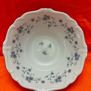 Johann Haviland “Vintage Blue Garland” Porcelain Serving Bowl